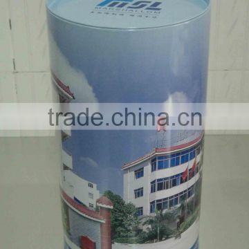 Big Round Garbage Tin Container