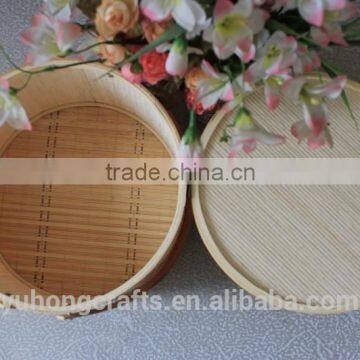 Environmental Bamboo Basket With Handle photo-3