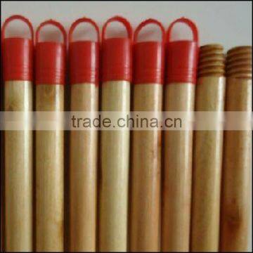 Smooth Varnishing Wooden Broom Handles/painted Wooden Broom Stick