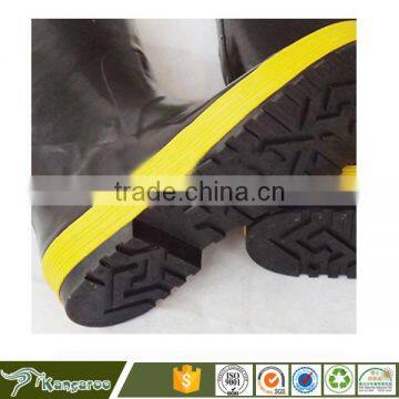 Mining Industrial Fire Firefighter Safty Leather Rubber Boots Shoes photo-4
