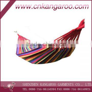 The thick canvas stripe double hammock