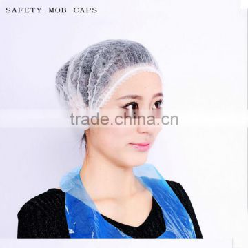 safety nonwoven stitched mon cap on promotion