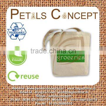 Canvas grocery bag
