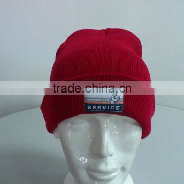 100% Acrylic Knitted Beanie Hat photo-2