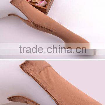 Football Socks Wholesale Knee High White Varicose Veins Zip Compression Socks photo-3