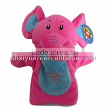 Plush Elephant Hand Puppet/Soft Plush Finger Puppets/Promotional Plush Puppet Toy