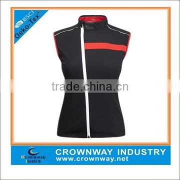 100% Nylon Softshell Light Women Vest Jacket