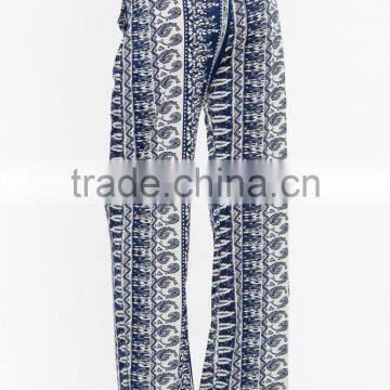 Best Selling Ladies Wide Leg Casual Boho Pants OEM Service photo-5
