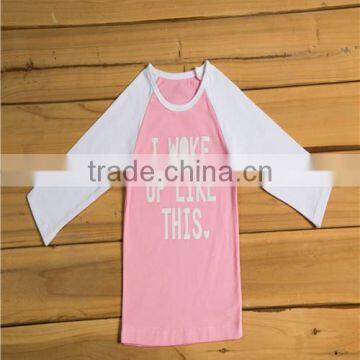 2016 New Design Cotton Baby Shirt Girls T-Shirts photo-4