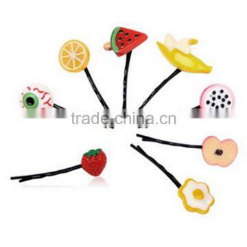 Little Girls' hairpin Candy fruit decoration bobby pin wholesale hair clip