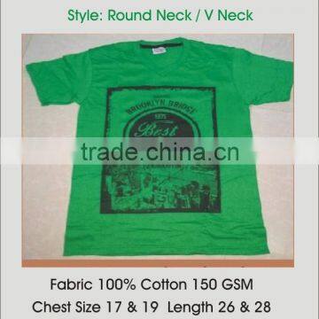 Low Range V Neck & Round Neck t-shirts