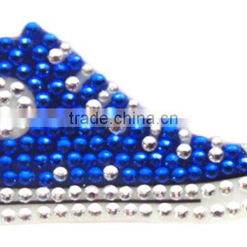 China Custom Stickers Factory Laptop Adhesive Rhinestone Stickers Pink Nail Polish Acrylic Sticker photo-3