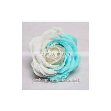 Wholesale Colorful Big Rose Flower Two - Tone Rose Diy Artificial Soap Flower photo-6