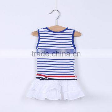 MGOO Brand Design Cotton Knitted Little Baby Garment Dress Wholesale Vestidos De Noche Dresses CS006 photo-3