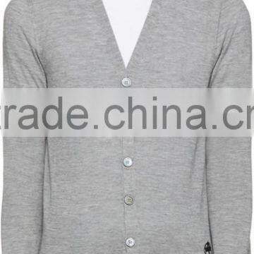 2016 Latest Mens Grey Cashmere Cardigan Sweaters