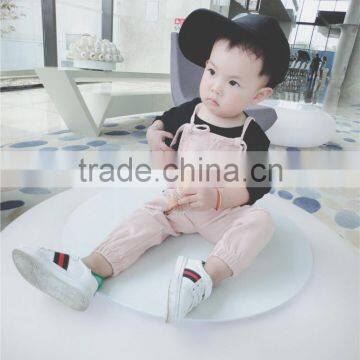 0-3 Years New 2017 Wholesale Autumn Cotton Good Quality Denim Strap Overalls Baby Pants (pick Size Color) photo-3