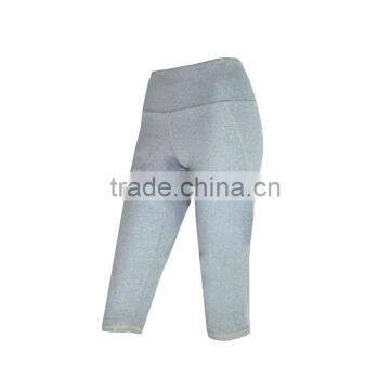 Ladies Mesh Breathable Lighe Grey Gym Sport Yoga Leggings Pants photo-4