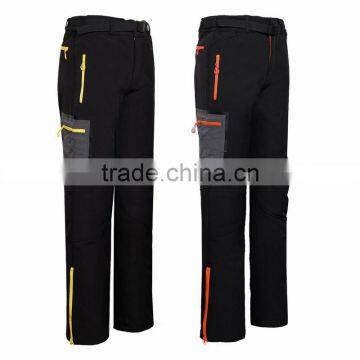 Outdoor Men's High Functional Black Classic Softshell Pants