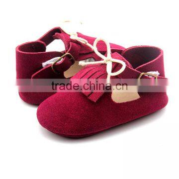 2016 Top-selling Genuine Leather Shoes Baby Moccasins Leather Baba Baby Shoes photo-3