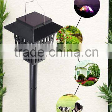 Popular Solar Power Efficient LED Bug Zapper Convenient Mosquito Insect Outdoor Killer Lamp photo-5