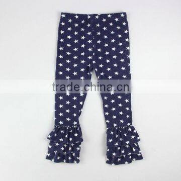 2015 New Arrival Summer Tiny Spot Ruffle Fashion Pants photo-2