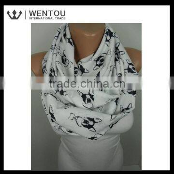 Fashion Accessories Dog Print Infinity Scarf photo-2