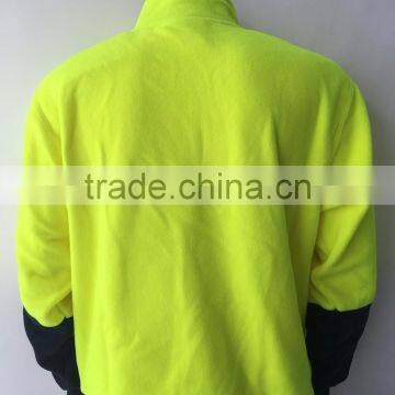 Fleece Two-tone hi Vis Polar Jacket Safety Sweatshirt Meet EN ISO 20471 photo-2