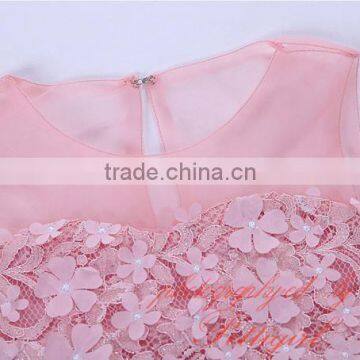 Flower Girl Dresses Pink Beautiful Evening Dresses photo-4