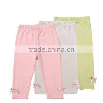 Wholesale Spring Light Color Cotton Kids Girl Leggings photo-4