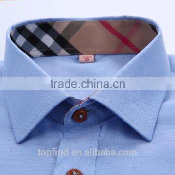 Wholesale OEM Supply High Fashion Colorful 100% Cotton Special Collar Oxford Shirt for Man photo-4