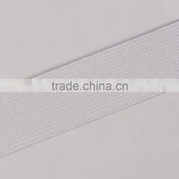 25mm White Flat Woven Elastic Band Manufacturer in China photo-2