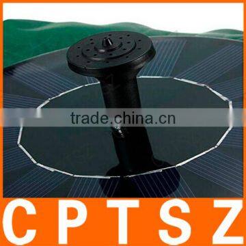 Floating Lotus Leaf Shape Solar Power Energy Decorative Waterfall Pump Fountain for Pond Birdbath Pool Garden photo-2