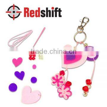 Design Your Own DIY Felt Jewelry Felt Keychain Heart Low Price photo-3