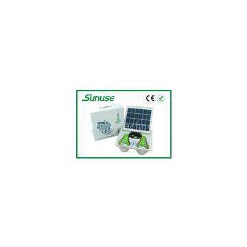 Durable 9W Household Solar Home Lighting Kit With Iphone 6 Solar Charger