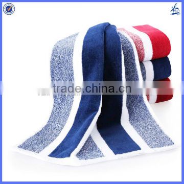 cheap cotton blue and white striped towels