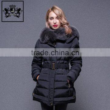 2017 Women Western Custom Fit Overcoat Fashion Padded Down Jacket for Winters