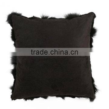 YR175 Hot Sale Top Quality Fox Foot Part Patchwork Fur Pillows/Export Fashionable Furs photo-2