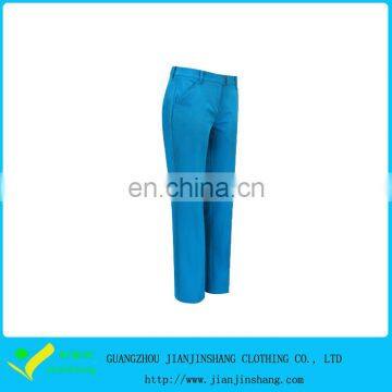 Hot Sales Sky Blue Performance Polyester Golf Trousers For Man