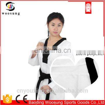 new 100% polyester ultra light taekwondo uniform