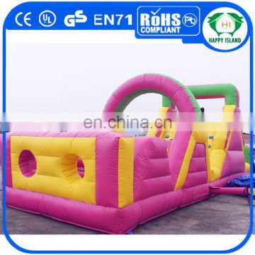 Attraction Fashion inflatable obstacles for events climbing obstacles outdoor adult inflatable obstacle course