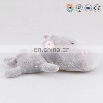 Plush Animal Hippo Shape Stuffed Pillow