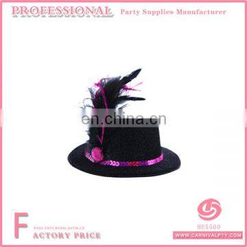 gittery mini top hat fascinator