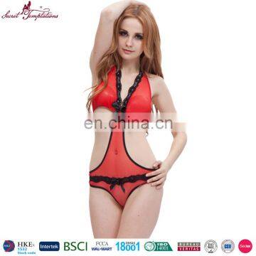 womens bodysuits black lace red babydolls mature women sexy underwear lingerie