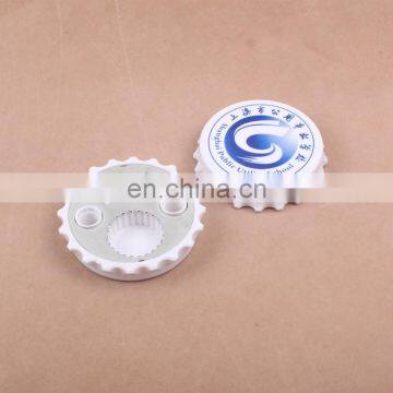 Best Seller Bottle Cap Beer Opener Round Shape Colorfull ABS Bottle Opener Magnet photo-4