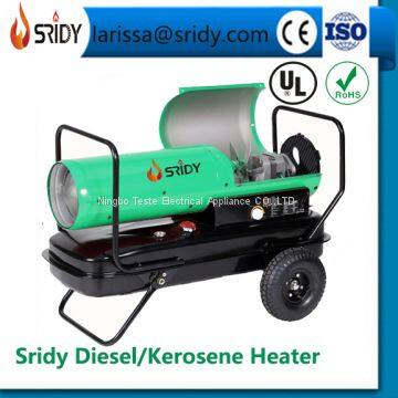 DH-50A Space Heater Kerosene Heating Machine 50KW Industrial Diesel Paraffin Space Heater on Wheels 170600 BTU photo-4