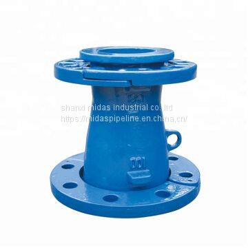 PN10 Ductile Cast Iron DI Loosing Flanged Elbow for PVC Pipe