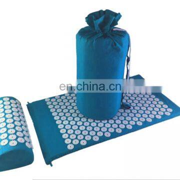 Folding Eco-friendly Healthy Acupressure Mat And Pillow Set photo-2