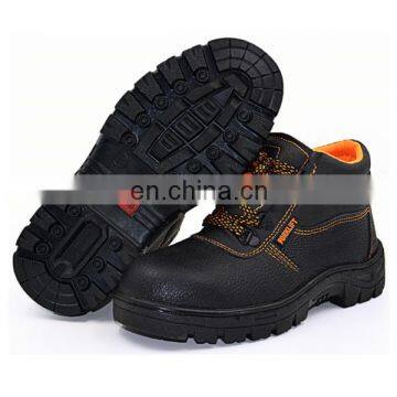 cheap steel toe protection industrial leather safety shoe (SS-009)