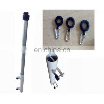 vehicle mouted telescopic flag pole