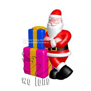 large inflatable santa clause cartoon for advertising